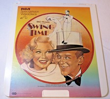RKO presents Swing Time RCA SelectaVision B W CED Video Disc videodisc movie