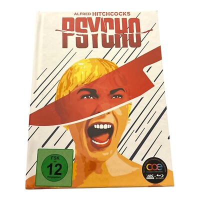 PSYCHO - 2 Disc Mediabook 4K Ultra HD + Bluray - Cover C limit Neu Ovp Ab 12 J