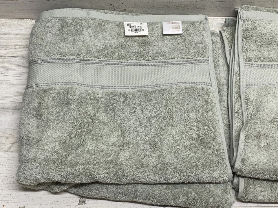 Juego de 2 toallas de baño Hudson Park Supreme (2) eucalipto (verde claro) Foto 2 de 4