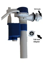 Perigole Side Mount Toilet Fill Valve Call 1800NuFlush for all Toilet Questions