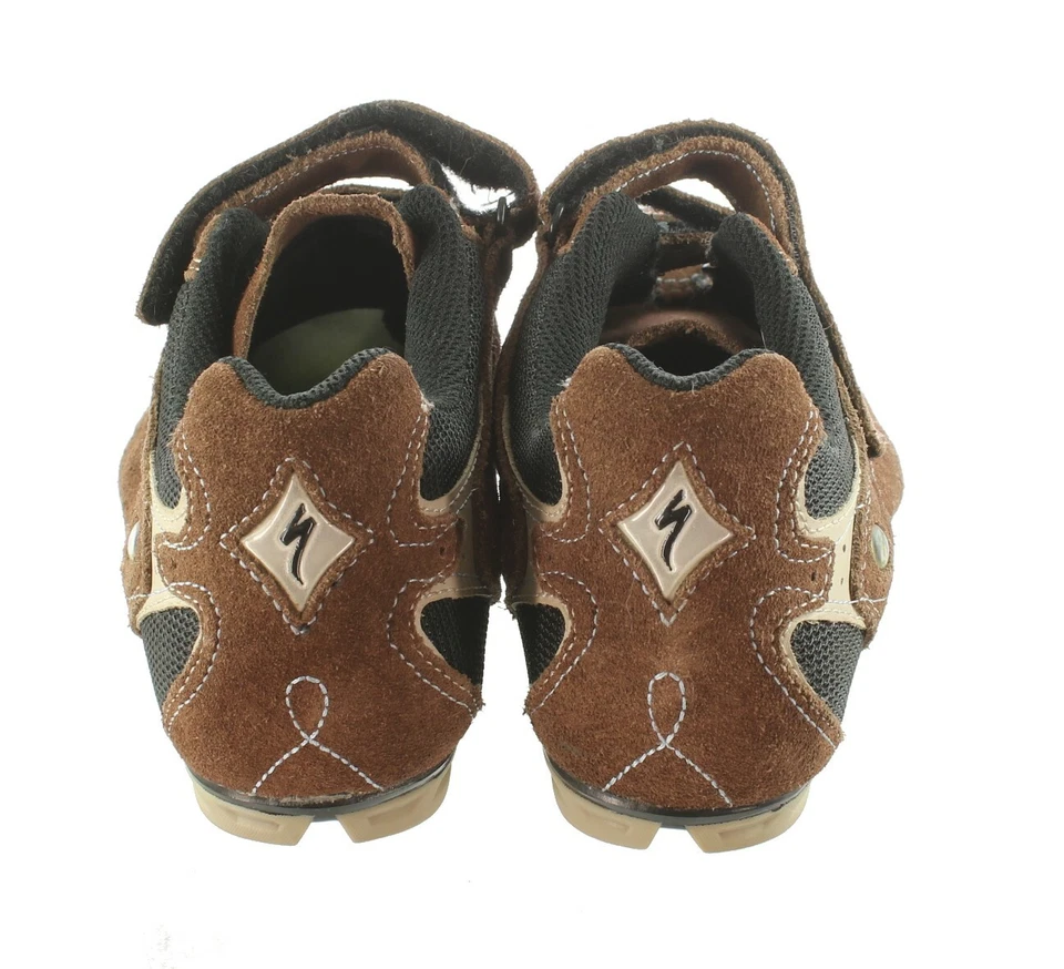 SPECIALIZED WOMEN'S RIATA MTB CYCLING SHOES W/ SPD CLEATS BROWN US 10.5 EU 42 - Image 4 of 4