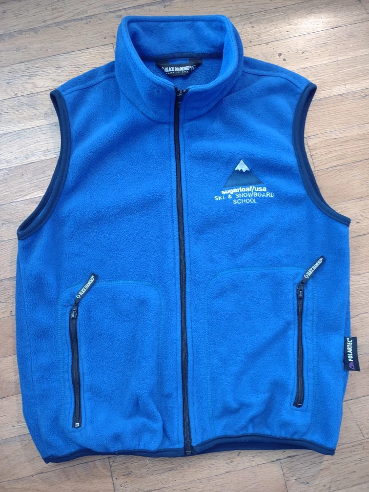 Chaqueta Chaleco Escolar Esquí Snowboard Sugarloaf EE. UU. De Colección Años 90 Por BlackDiamond EE. UU. M Foto 2 de 4