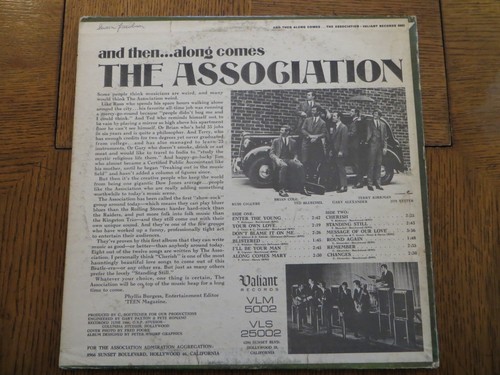 And Then...Along Comes The Association - Valiant VLS-25002 Vinyl LP VG/VG - Picture 2 of 5