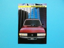 Brochure / Catalogue / Brochure - Peugeot 604 / GTI and GTD Turbo - 1985