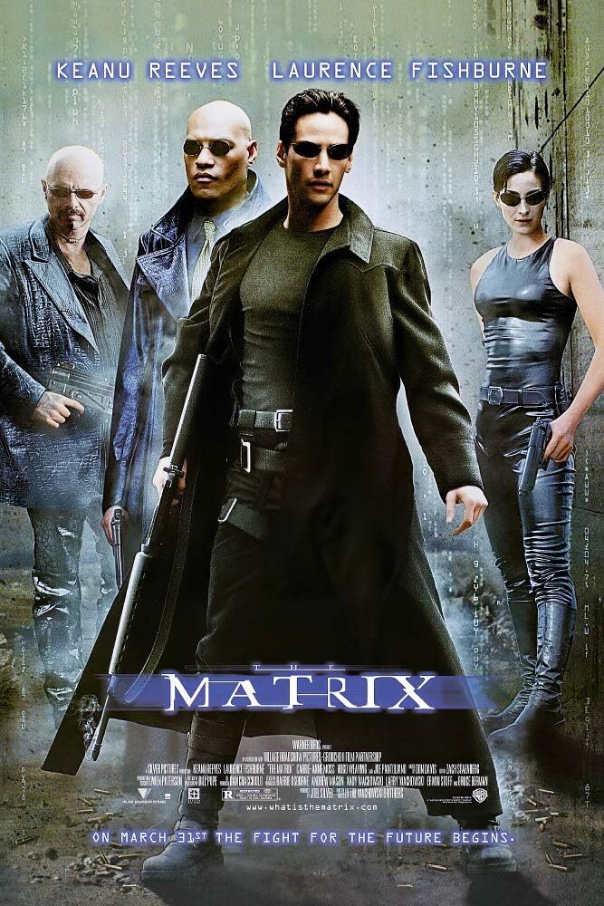 The Matrix Movie Poster US Version Canvas