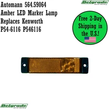 Automann 564.59064 Amber LED Marker Lamp Replaces Kenworth P54-6116 P546116