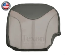 2000 2001 2002 GMC Sierra Denali C3 Driver Bottom Seat Cover 2 Tone Gray/Shale
