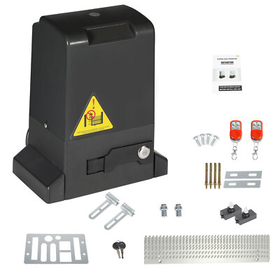 Schiebetorantrieb Toröffner Warnlicht Hoftorantrieb Electric 370W 800KG IP44