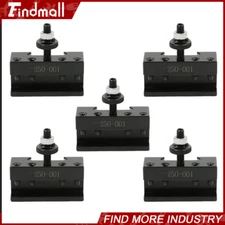 5Pcs OXA #1 250-001 Quick Change Turning & Facing Lathe Tool Post Holder New