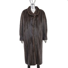 Mahogany Mink Coat- Size Xxxl