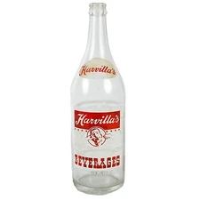 Harvillas Vintage Soda Bottle ACL Sparkling Beverages Large Old Pennsylvania  