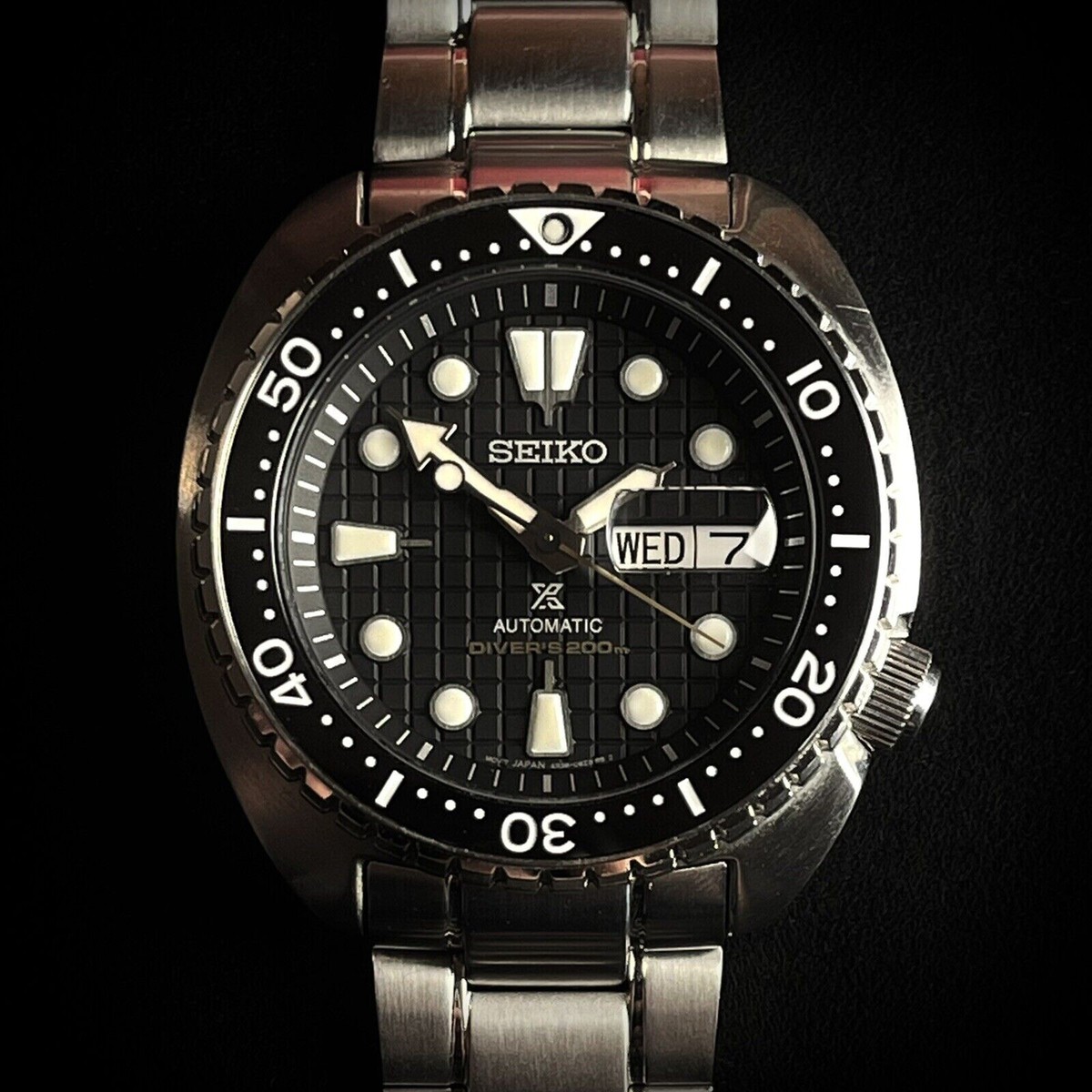 未使用 セイコー プロスペックス SRPE03 キングタートル ブラック 自動巻 PROSPEX SEIKO セイコー 腕時計 メンズ 海外モデル プロスペック