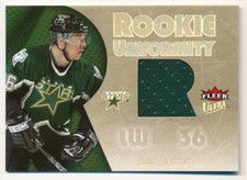 JUSSI JOKINEN 2005/06 ULTRA RC ROOKIE UNIFORMITY STARS RELIC GAME JERSEY SP F2