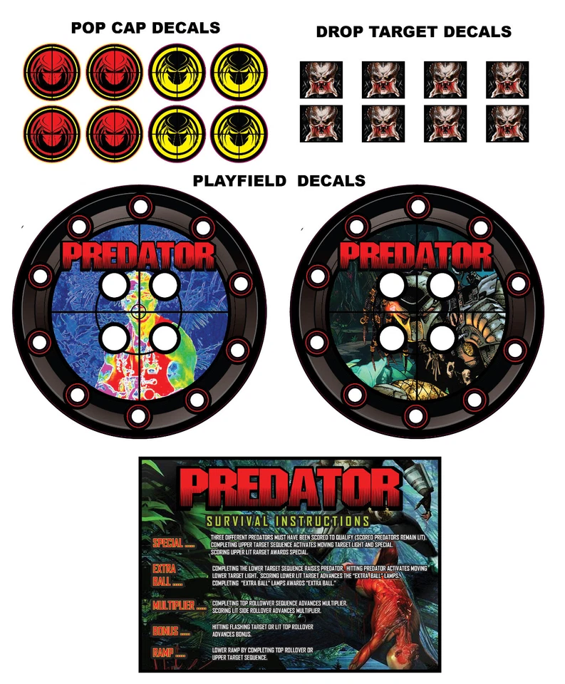 Raven Pinball Predator Kit HIGHEST QUALITY RESOLUTION! - Image 2 of 4