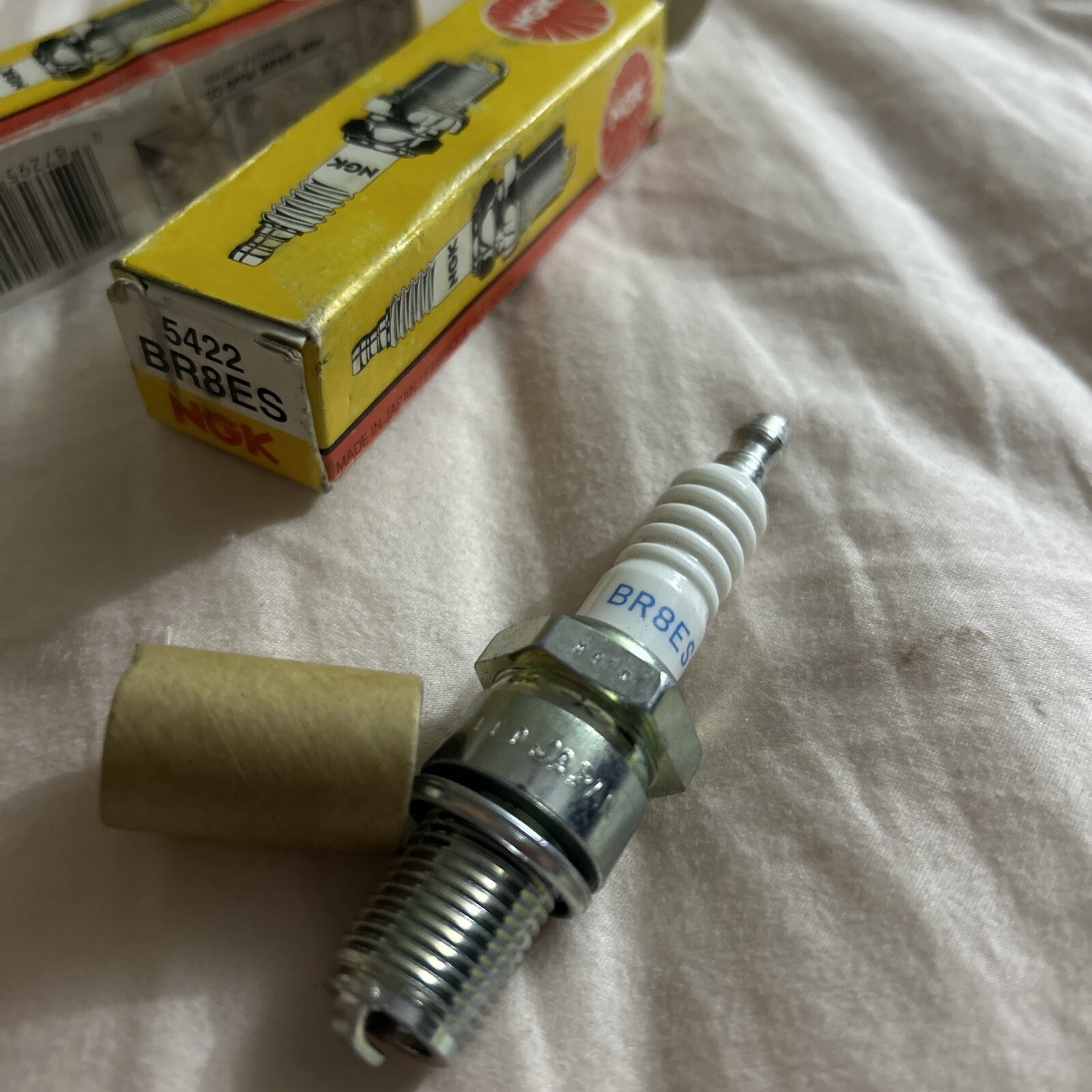 NGK 5422 BR8ES Honda Suzuki Yamaha Nickel Copper Core 14mm Standard Spark Plug