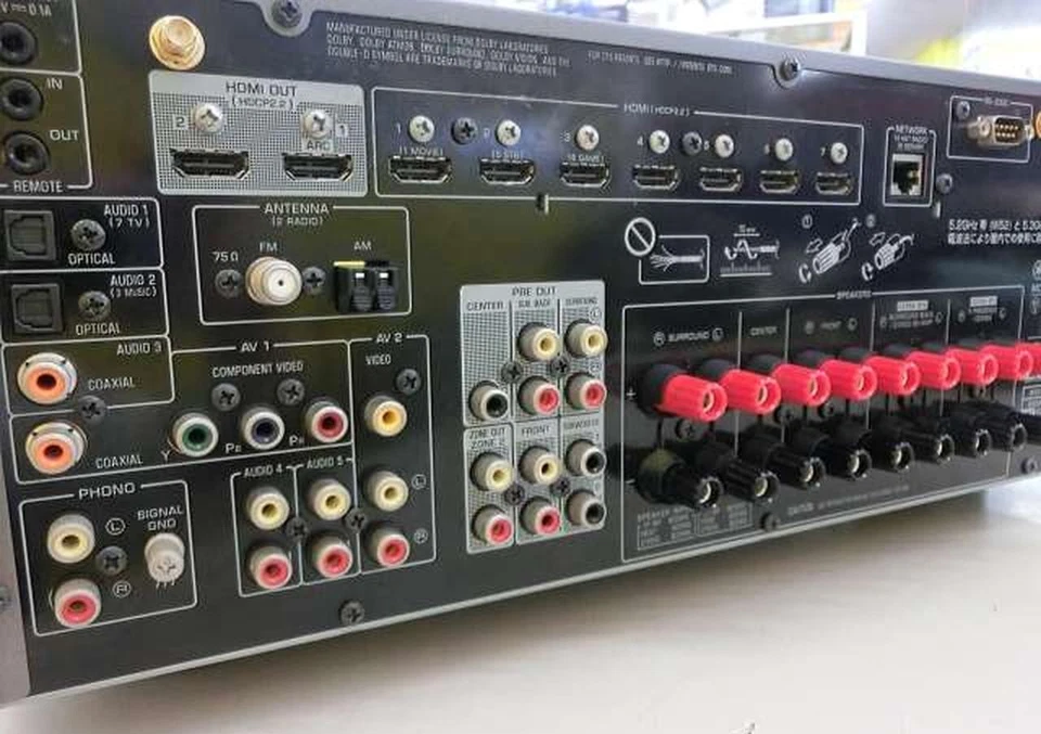 YAMAHA AVENTAGE RX-A880 7.2-Channel AV Receiver Home Audio Amplifier Silver - Image 3 of 4