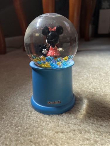 Disney Parks Go Minnie Mouse & Cat Gum Gumball Machine Snowglobe - Picture 7 of 24