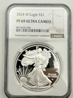2024-W PROOF $1 AMERICAN SILVER EAGLE CONGRADULATIONS SET NGC PF69UC BROWN LABEL