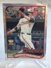 2024 Topps Chrome Update Series - 1989 Topps Baseball Gunnar Henderson #89CU-12