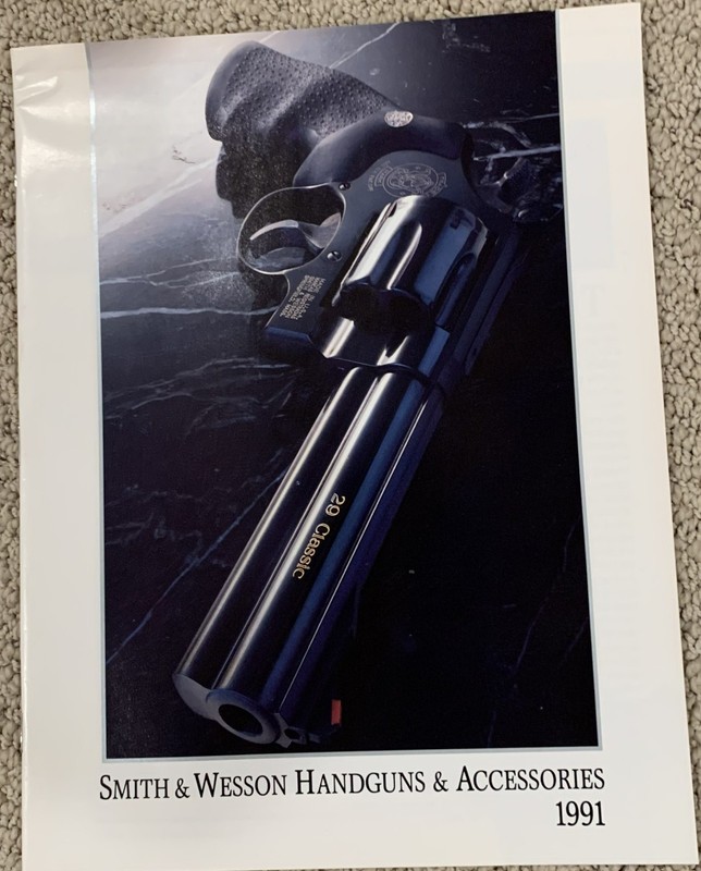1991 Smith & Wesson  vintage catalog