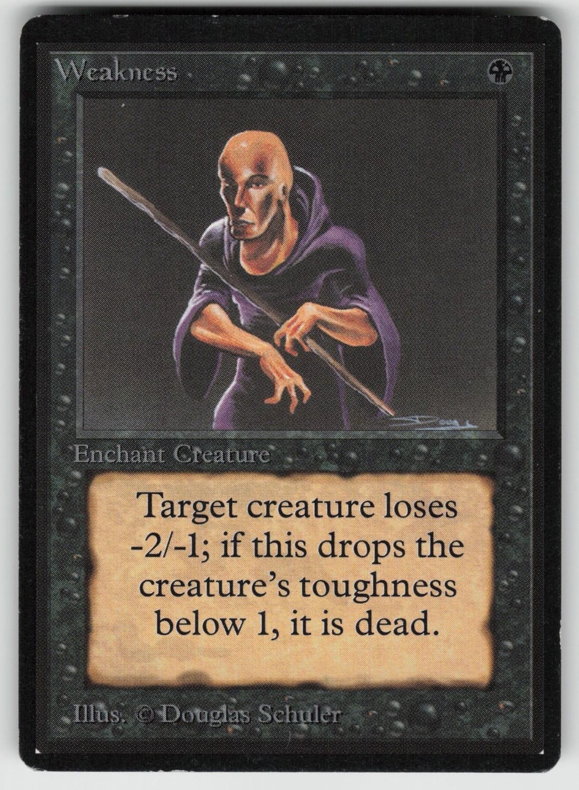 Weakness Beta Edition Common MAGIC: THE GATHERING