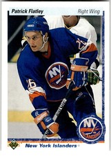 1990-91 Upper Deck #118 Patrick Flatley New York Islanders NHL Hockey