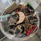 5 Lbs Vintage Costume Jewelry Necklace, Earrings, Bracelets, Watches