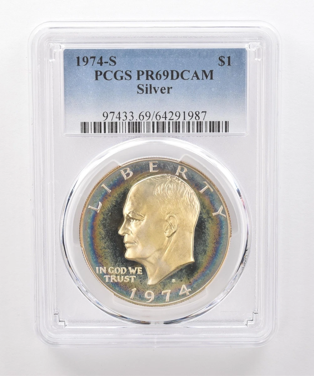 PR 69 Graded 1974 Eisenhower Dollars (1971-1978) for sale | eBay