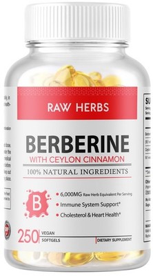 250 Softgels Ceylon Cinnamon with Berberine 5000mg