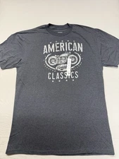 Sonoma Men’s Xlt Grey Graphic T American Classics Vintage Motorcycle T Shirt ￼
