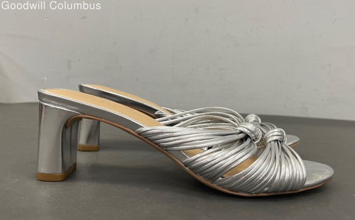 Jewel Brand Women’s Silver Open Tow Heels Size 7