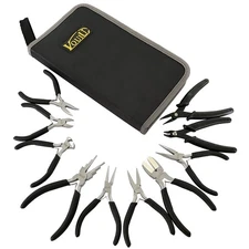 10-Piece Jewelry Pliers Set Jewelry Making Tools