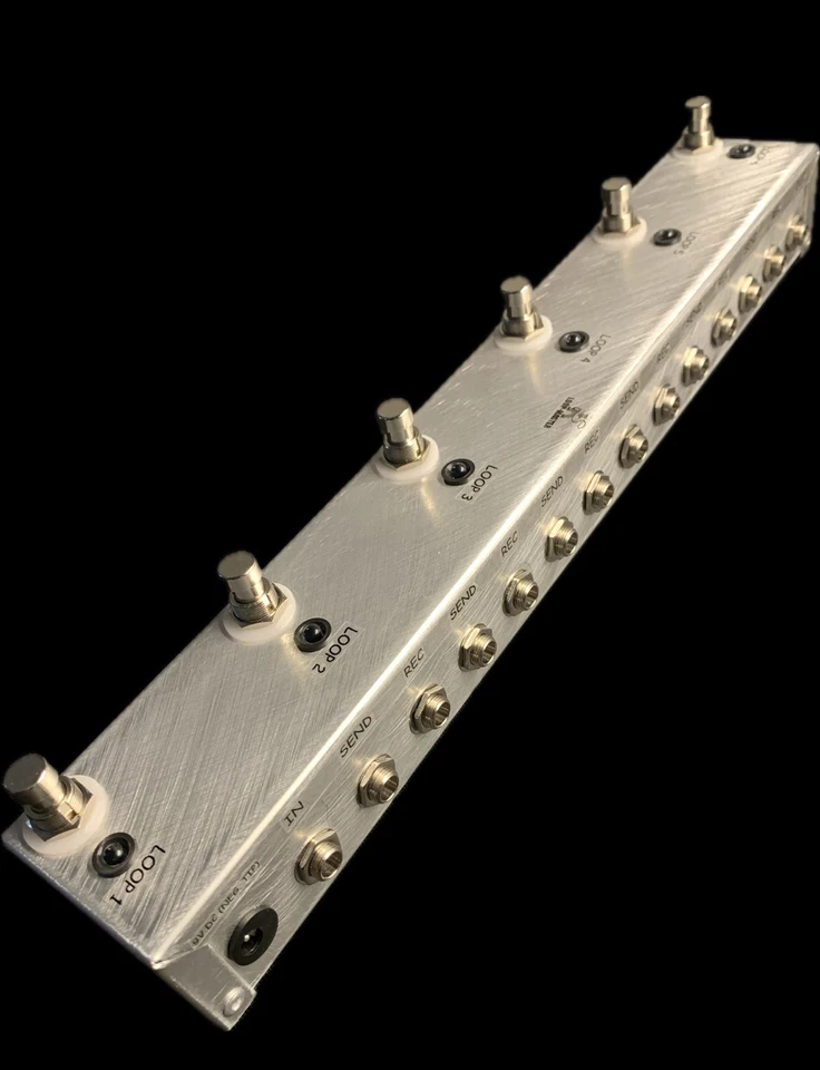 Loop-Master педали 6 петля истинный байпас лупер педаль переключатель новый в наличии! США! - Изображение 2 из 2