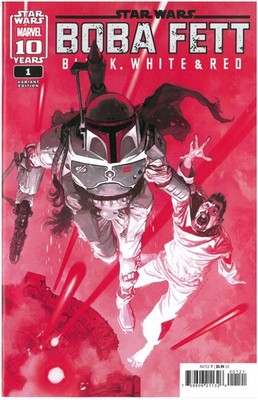 STAR WARS: BOBA FETT - BLACK, WHITE & RED #1 - Casanovas Variant - 09/17/2025