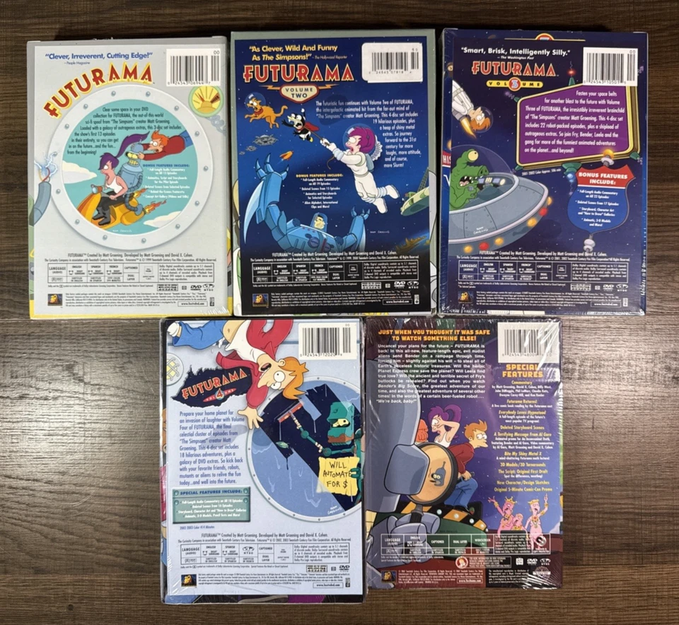 Futurama / DVD / Seasons 1 - 4 & Benders Big Score / New & Sealed - Image 2 of 3