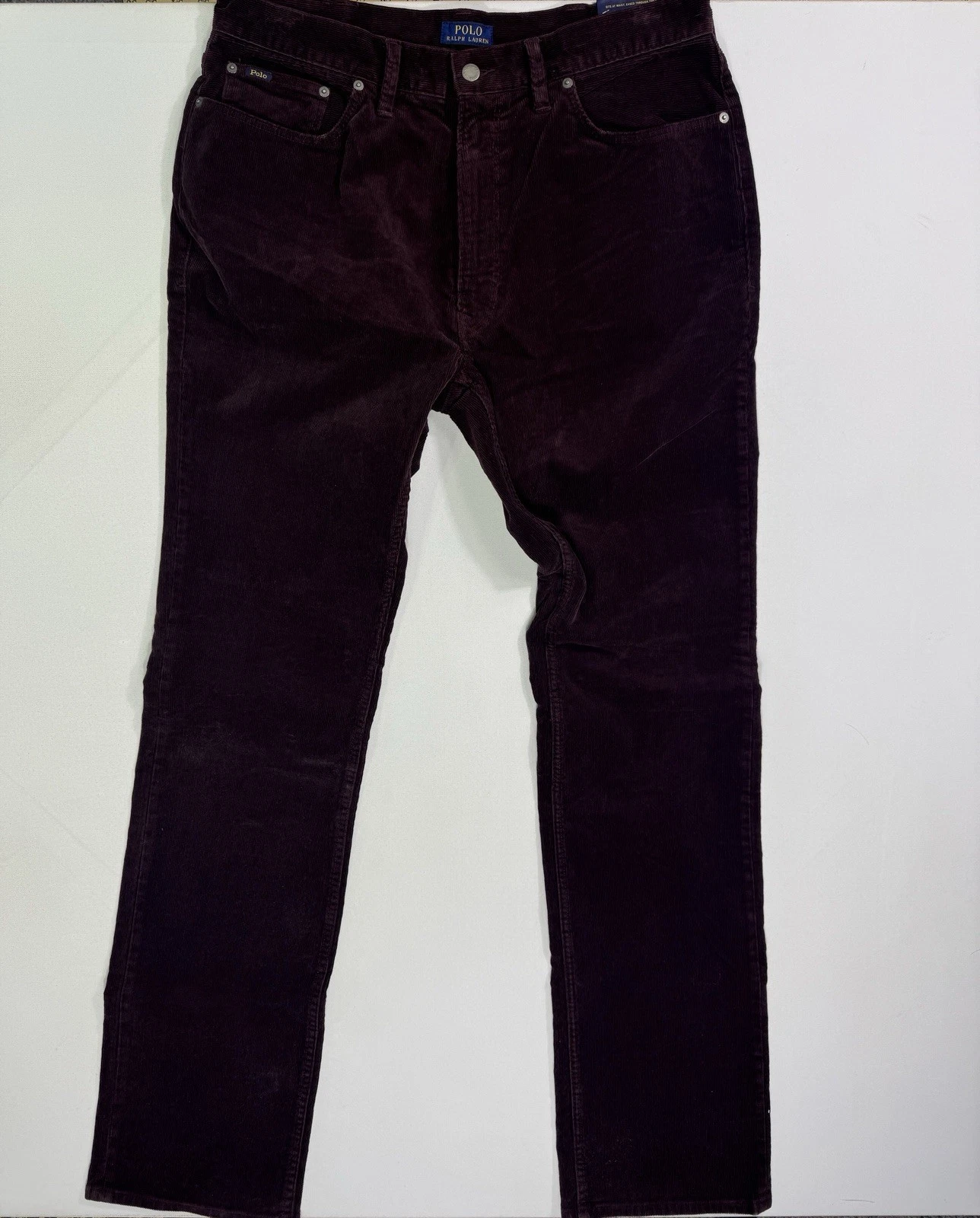 Polo Ralph Lauren Corduroy Pants Men 36x38 (36x37) Stretch Classic Fit NWT
