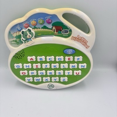 VINTAGE Leap Frog  Letter Discoveries Learning Pad Travel Toy Songs Sound works