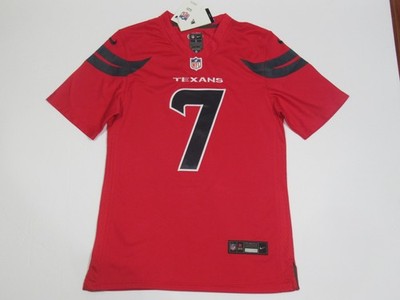 C.J. Stroud #7 Houston Texans Game on-Field Men's Game Jersey Battle Red