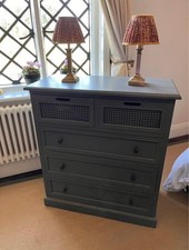Lucy Cane 5 Drawer Chest Lucy Cane Grey dunelm