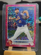 2022 Topps Chrome Pink Sparkle Max Scherzer SP /350