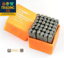 Professional 36Pcs. Steel Metal Stamping Tool Set, 1/8 3Mm,Steel Number and Le