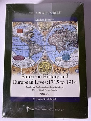 European History & Lives: 1715-1914 Guidebook & DVD Set Sealed The Great Courses