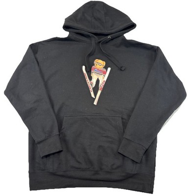 Bootleg Polo Ralph Lauren Hoodie Mens Large Black Polo Bear Ski Bear Kulture
