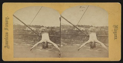 #ad #ad Photo:Niagara River Blondin 1859 Tightrope Daredevil Stereoview Photograph $13.49