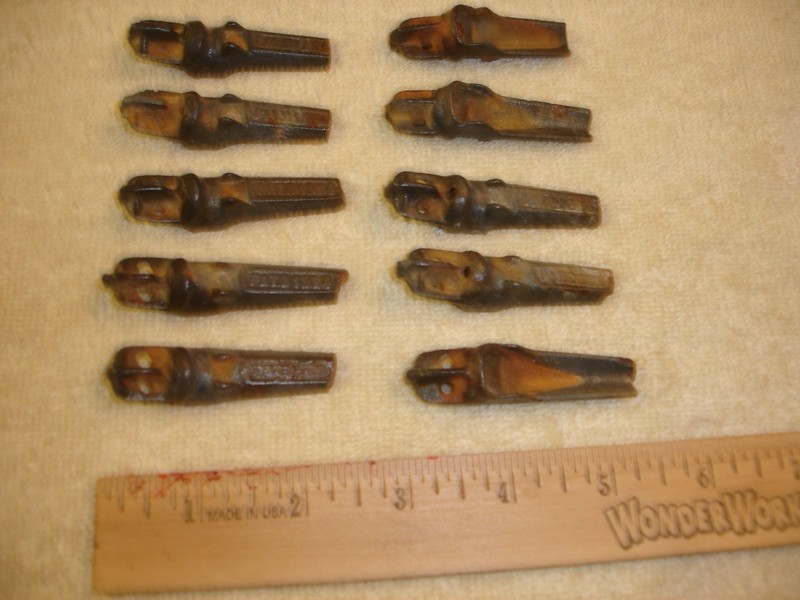Lot of 10 ANTIQUE CAST IRON Spouts TAPS SPILES Maple Syrup