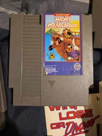 Nintendo NES Game Lot Of 22-TMNT, Double Dragon, Bad Dudes, Mickey Mousecapade