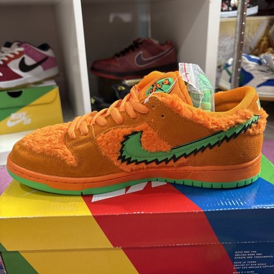 Size 11.5- Nike Grateful Dead x Dunk SB Low Orange Bear 1/250 Made F&F DS OG ALL