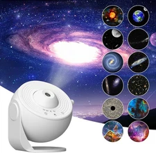 Galaxy Projector, 13 in 1 Planetarium Star Projector Realistic Starry Sky LED Ni