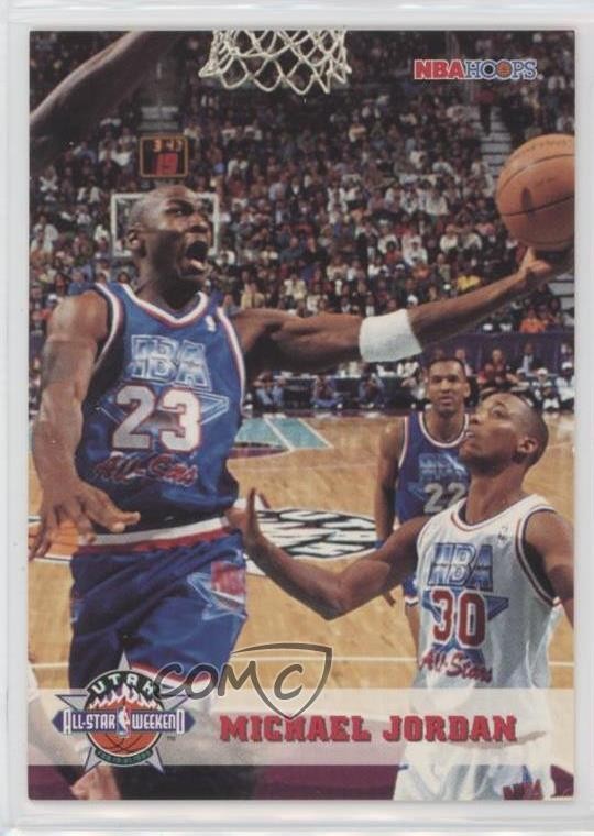 1993-94 NBA Hoops Michael Jordan #257 HOF 1e4k
