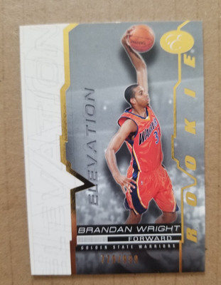 2007-08 Bowman Elevation Brandan Wright #98 Rookie /999
